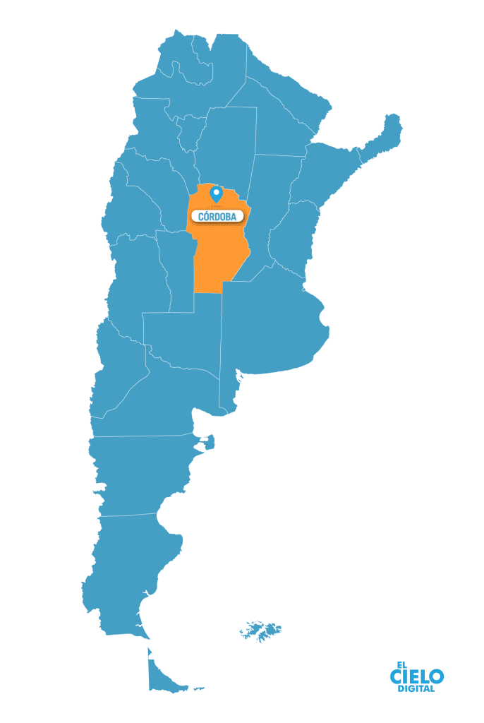 Provincia de Argentina que abarca la agencia marketing digital Córdoba, El Cielo Digital.